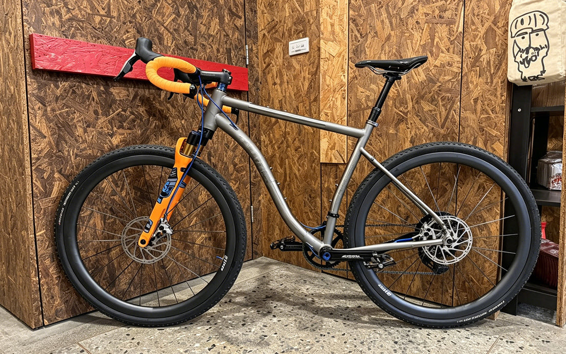 Hand-Built Titanium Gravel Bike: Where Function Meets Personality
