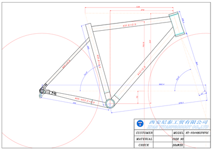 Titanium Road Bike Frame RD2604-29