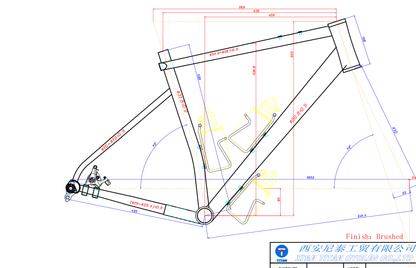 Titanium Gravel Bike Frame