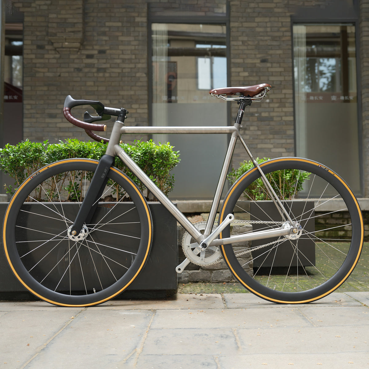 Titanium Fixed Gear Bike