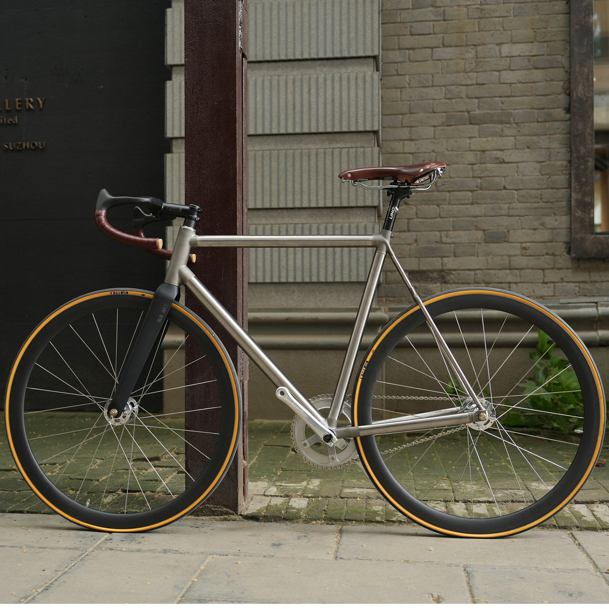Titanium Fixed Gear Bike