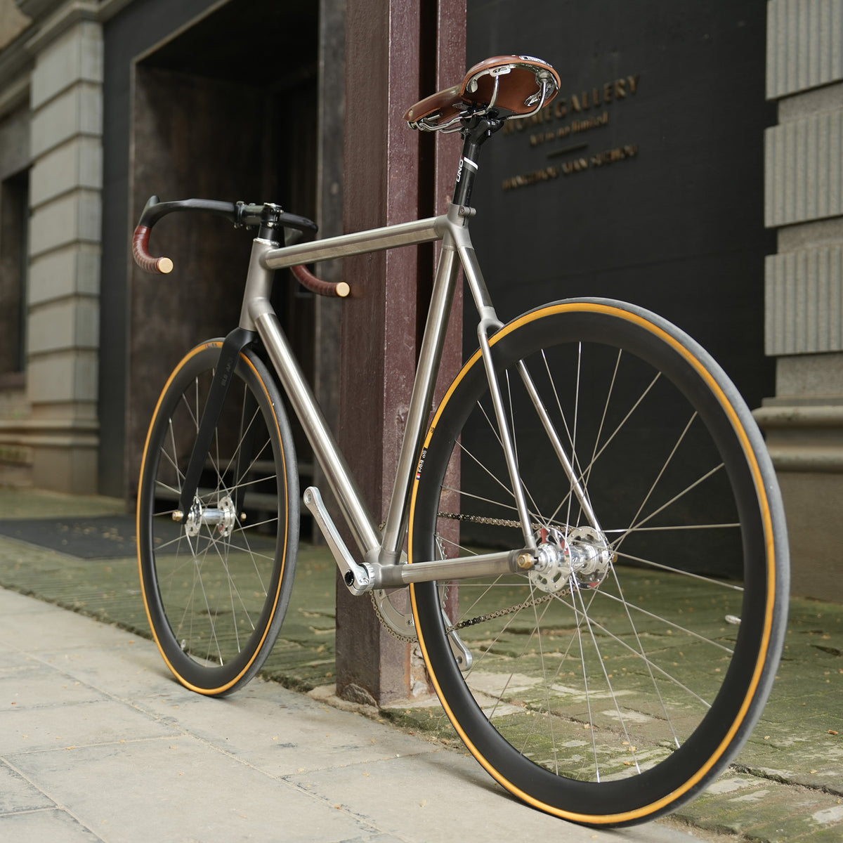 Titanium Fixed Gear Bike