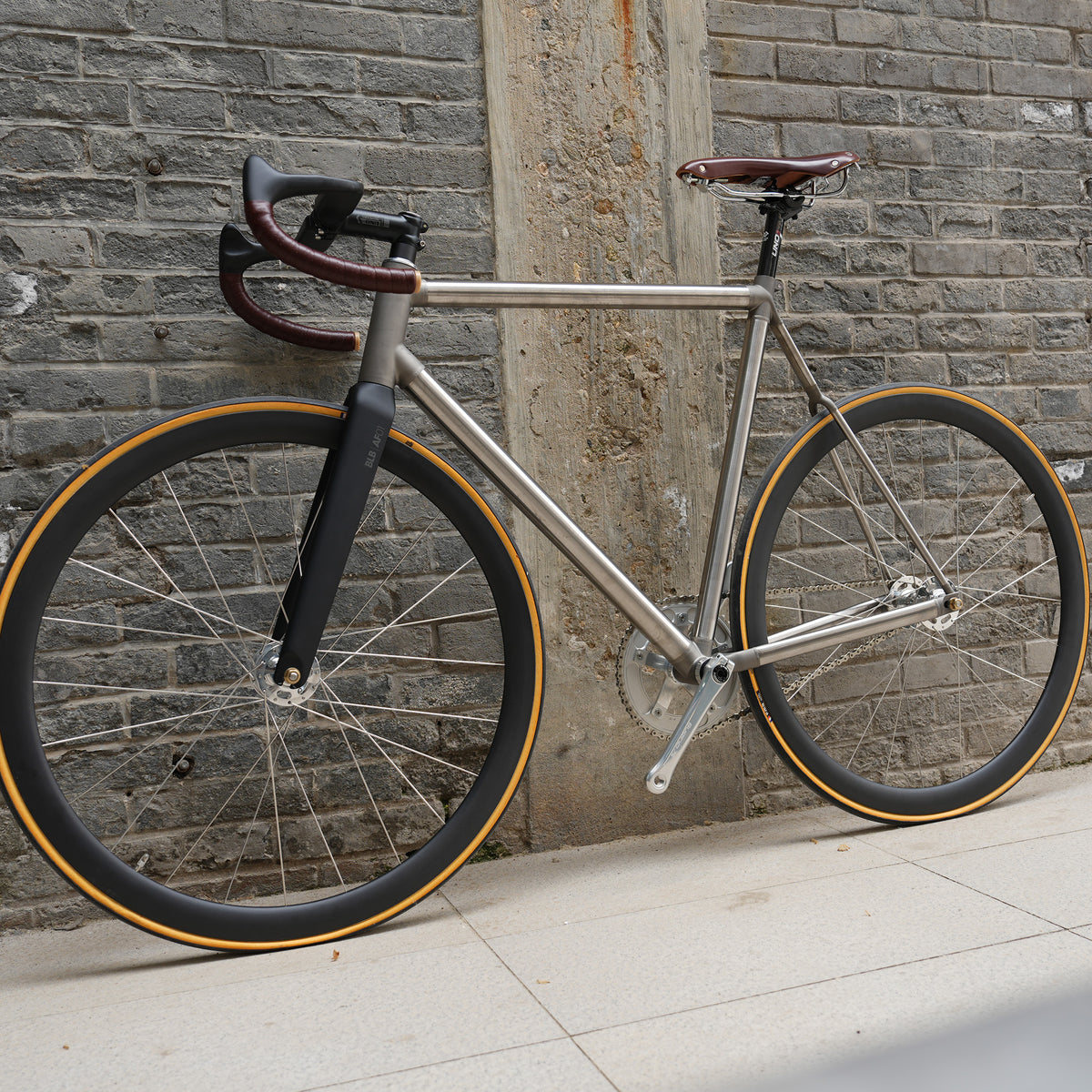 Titanium Fixed Gear Bike